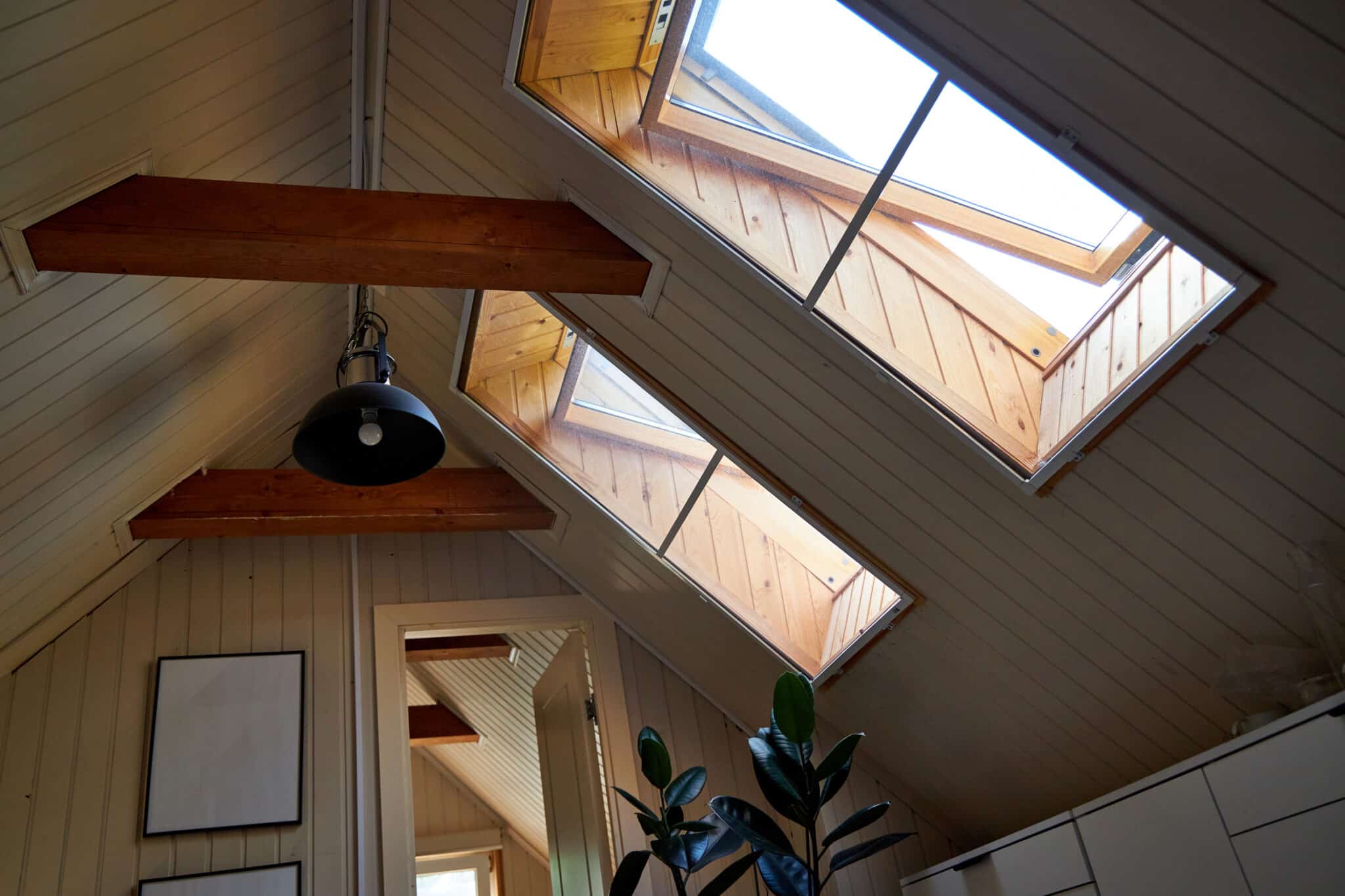 Skylights in the Bedroom. 
