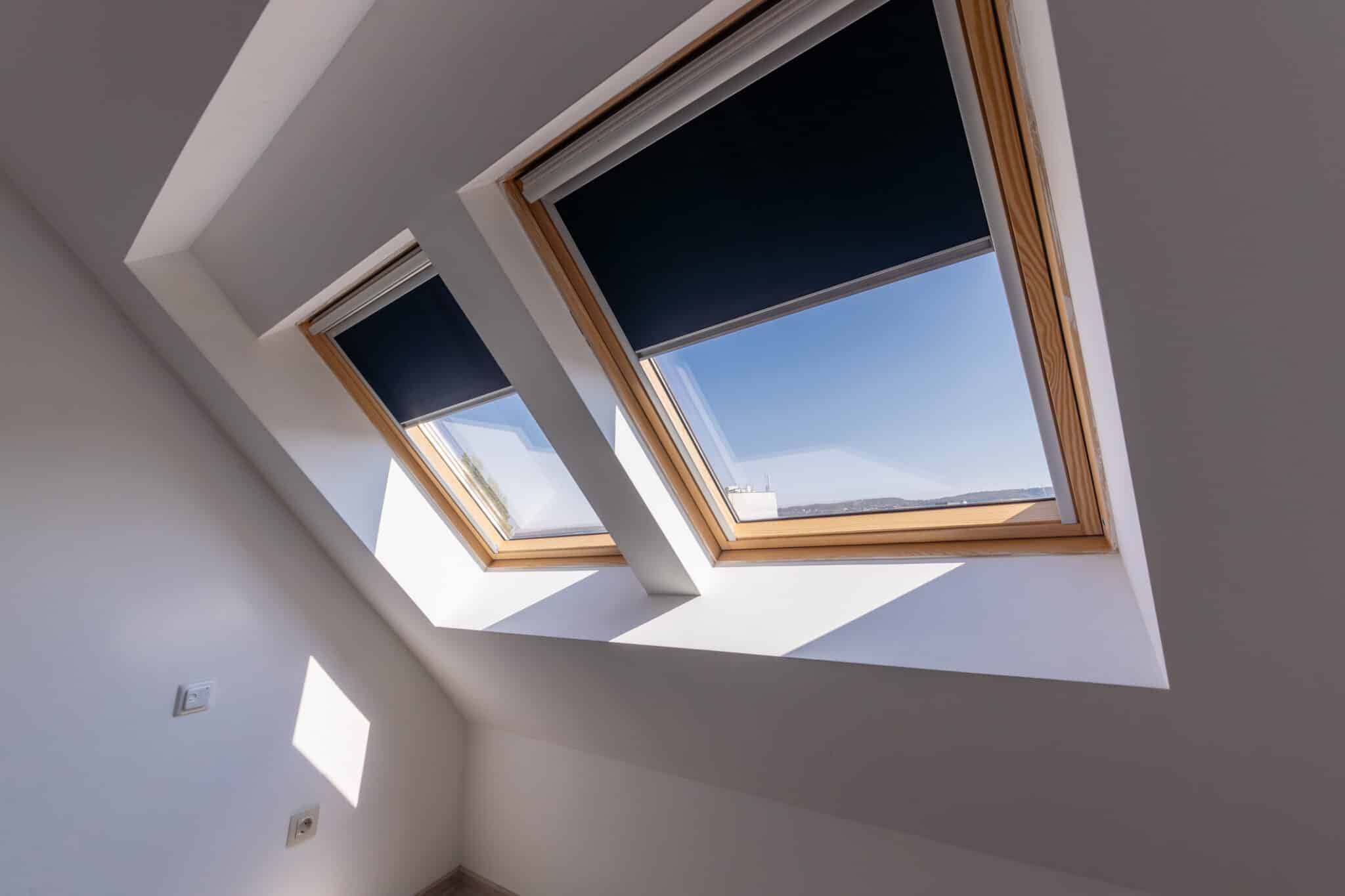 Roof windows Solar Shades.